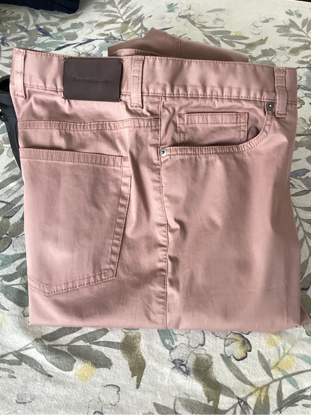 Ermenegildo Zegna Slim Chinos in Dusty Pink 38x28.5”